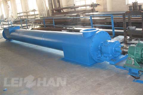 heating screw conveyor